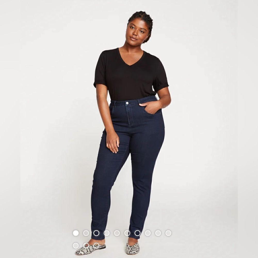 Universal Standard Seine High Rise Skinny Jeans 32 Inch 16, XL/1X
